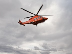 FILE: An Ornge ambulance helicopter.