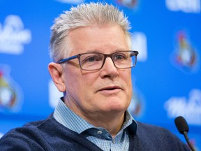 Marc Crawford concluded the 2018-19 NHL season as Senators interim head coach, but the full-time position was awarded to D.J. Smith in May.