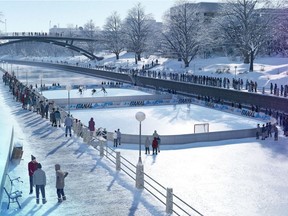 The canal location in the upcoming video game NHL 20 may look familiar to Ottawa players, but appearances can be deceiving. Photo from the Electronic Arts website
