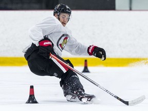 'I'm really excited for the future here,' Erik Brannstrom said at the Senators development camp.