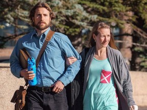 David Stephan and his wife Collet Stephan arrive at court on Thursday, March 10, 2016 in Lethbridge, Alta.