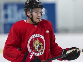 Erik Brannstrom, seen at the Ottawa Senators development camp at the Bell Sensplex this week, was a 'must-have' in any Mark Stone deal with Vegas.