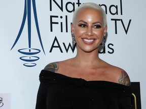 Amber Rose attends the National Film and Television Awards Ceremony at Globe Theatre on Dec. 5, 2018 in Los Angeles. (Phillip Faraone/Getty Images)