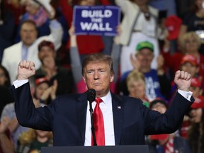 U.S. President Donald Trump speaks during a rally at the El Paso County Coliseum on February 11, 2019 in El Paso, Texas.