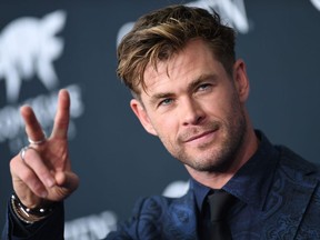 Australian actor Chris Hemsworth arrives for the World premiere of Marvel Studios' "Avengers: Endgame" at the Los Angeles Convention Center on April 22, 2019 in Los Angeles.