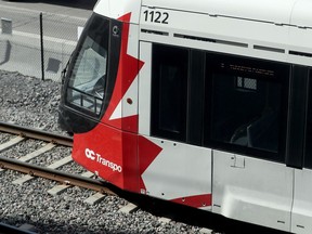 LRT near the University of Ottawa in Ottawa Tuesday May 7, 2019.