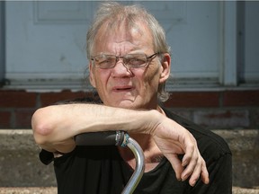Robert Simser's electric wheelchair was stolen outside his home.