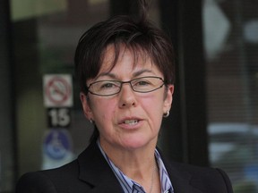 Kim Pate, executive director of the Canadian Association of Elizabeth Fry Societies, is seen outside the Ashley Smith inquest in Toronto on Tuesday, Oct. 15, 2013. The Liberals are poised to reject the Senate's amendments to a bill that aims to end solitary confinement in Canadian prisons, changes that many lawyers and human rights advocates say are necessary to make the bill constitutional.