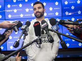 Ex-Leaf Nazem Kadri said yesterday on a conference call that he’s actually quite pumped to be joining an up-and-coming young team such as Colorado.  Craig Robertson/Toronto Sun