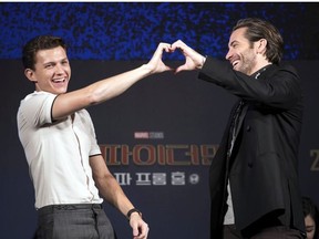 Tom Holland and Jake Gyllenhaal attend 'Fan Fest'; the fan-meeting event of 'Spider-Man: Far From Home' on June 30, 2019 in Seoul, South Korea.