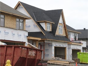 Construction in the Marchwood neighbourhood in Kanata.