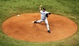 Late Toronto Blue Jays pitcher Roy Halladay will be enshrined in the hall of fame on Sunday. (GETTY IMAGES)