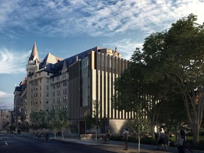 Château Laurier addition rendering