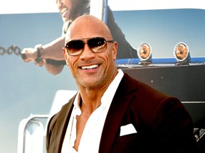 Dwayne Johnson arrives at the premiere of Universal Pictures' "Fast & Furious Presents: Hobbs & Shaw" at Dolby Theatre on July 13, 2019 in Hollywood, California.