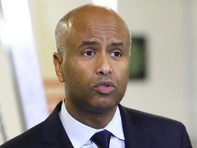 Ahmed Hussen, minister of Immigration, Refugees and Citizenship Canada.