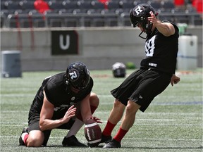 Ottawa Redblacks kicker Lewis Ward.