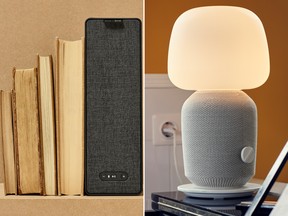 SYMFONISK's Wi-Fi bookshelf and table lamps speakers.