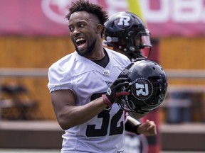 Ottawa Redblacks RB John Crockett during team practice at TD Place on July 29, 2019