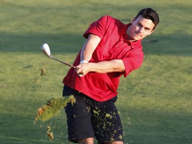 Jack Kilrea takes part in the Ottawa Sun Scramble at the Marshes Golf Club on Saturday.