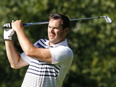 Andy Rajhathy takes part in the Ottawa Sun Scramble at the Eagle Creek Golf Club on Sunday.