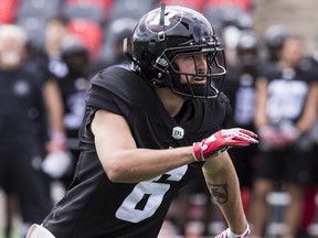 Redblacks DB Antoine Pruneau may have cut in half his projected time on the injured list by returning to the practice field yesterday. It’s up to the team doctors if he plays Friday.