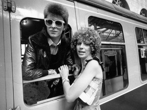 David and Angie Bowie.