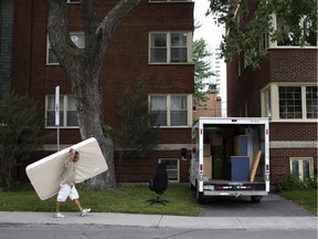 Moving day in Sandy Hill.
