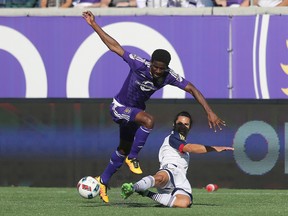 The Fury expects Hadji Barry (left) to push it into contention for a run at the title. With 31 USL goals in 60 career games, his Ottawa debut can’t come soon enough.  (Getty Images)