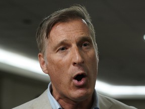 Maxime Bernier, leader of the People's Party of Canada, announced Edmonton and area candidates for the upcoming federal election, at the St. Albert Inn and Suites on Tuesday July 9, 2019.