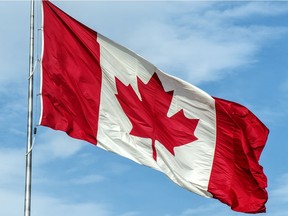 The Canadian flag