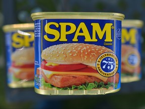 Spam jumps on the fall bandwagon with its new limited edition release of pumpkin spice canned pork. Getty Images