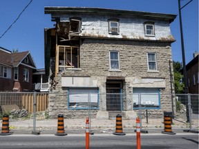 Magee House at 1119 Wellington St. as it appeared on Friday.