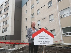 Catherine McKenna, Minister of Environment and Climate Change Canada, made an announcement related to affordable housing for Seniors in Ottawa, in Ottawa Wednesday Aug 28, 2019.