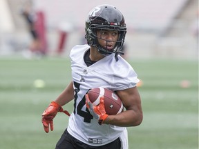 The Ottawa Redblacks' Rafael Araujo-Lopes will start his first CFL game at slotback on Friday night in Edmonton.