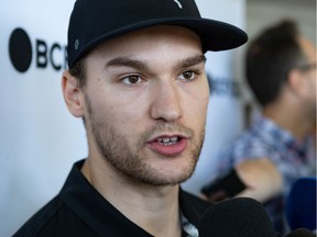 Montreal Canadiens left winger Jonathan Drouin hosted his annual golf tournament at Laval-sur-le-Lac golf club in Laval on Thursday August 29, 2019. The charity tournament raises money for the CHUM (Centre hospitalier de l'Université de Montréal). Dave Sidaway / Montreal Gazette ORG XMIT: 63064