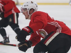 Alex Formenton's main goal is to spend the entire 2019-20 season with the Ottawa Senators.
