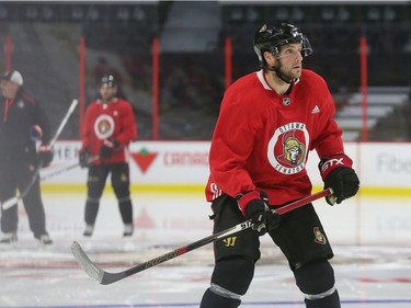 Bobby Ryan of the Ottawa Senators during training camp in Ottawa, September 13, 2019.