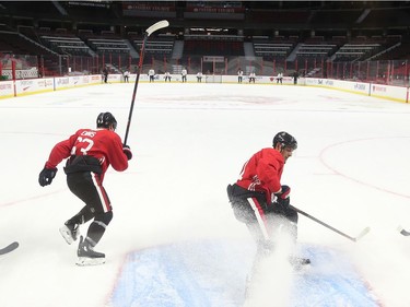 Ottawa Senators during training camp in Ottawa, September 13, 2019.