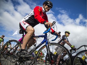 The tenth edition of The Ottawa Hospital's The Ride started at Tunney's Pasture Sunday September 8, 2019. The Ride is eastern Ontario's most successful single-day cycling fundraiser. In the past nine years, The Ride has raised more than $13 million in support of groundbreaking cancer research at The Ottawa Hospital.  Ashley Fraser/Postmedia