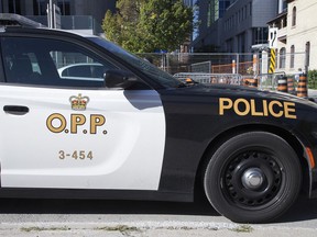 OPP police vehicle.