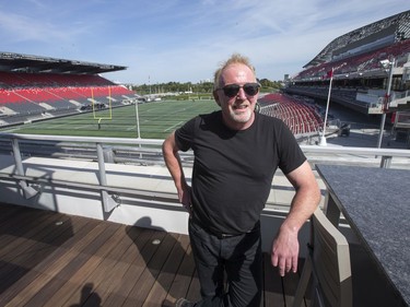 Jeff Hunt, co-owner of the Ottawa Redblacks, is selling his luxurious condo that overlooks TD Place.