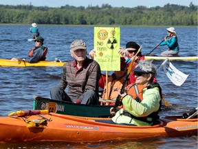 Three Green party candidates and a couple dozen supporters were at at Westboro Beach on Thursday morning.