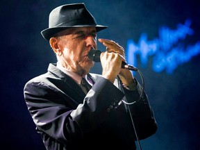 In this July 4, 2013, file photo, Leonard Cohen performs at the 47th Montreux Jazz Festival in Montreux, Switzerland.
