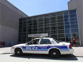 Ottawa police station on Elgin Street