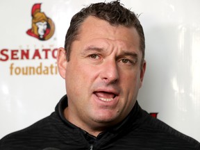 Senators head coach D.J. Smith. (Julie Oliver/Postmedia Network)