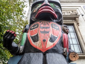 The Montreal Museum of Fine Arts had turned to the public for help in finding the wooden left hand that had been removed from the totem pole that has stood in front of the gallery since 2017.
