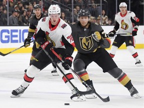 'I thought he took the game over for us. He gave us every opportunity to win,' Senators coach D.J. Smith said of Thomas Chabot, who played more than 28 minutes against Vegas, including 3:58 in overtime.