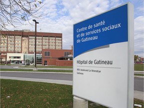 A file photo of the Gatineau Hospital.