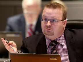 Files: City councillor Stephen Blais during ta budget meeting