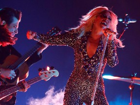 Lady GaGa performs at the 61st Grammy Awards on February 10, 2019.